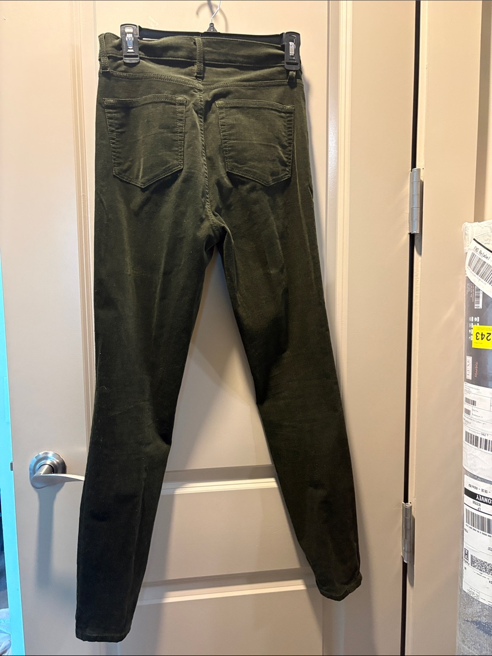 Loft Petite Size 2 Green Corduroy Pants